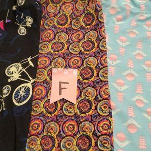 LLR (Lot F) Retro bikes, swirls and geometric